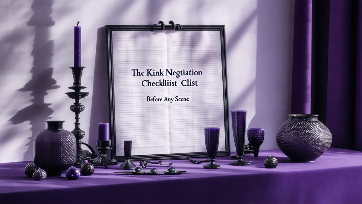 The Kink Negotiation Checklist (Before Any Scene)